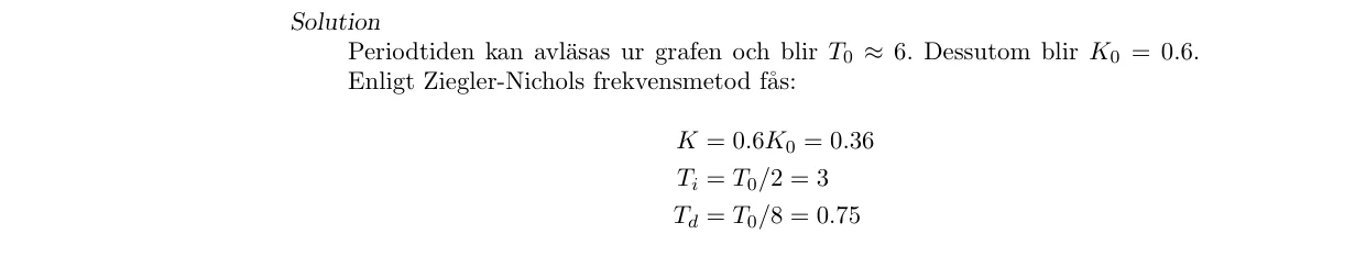 Lösning till uppgift 1