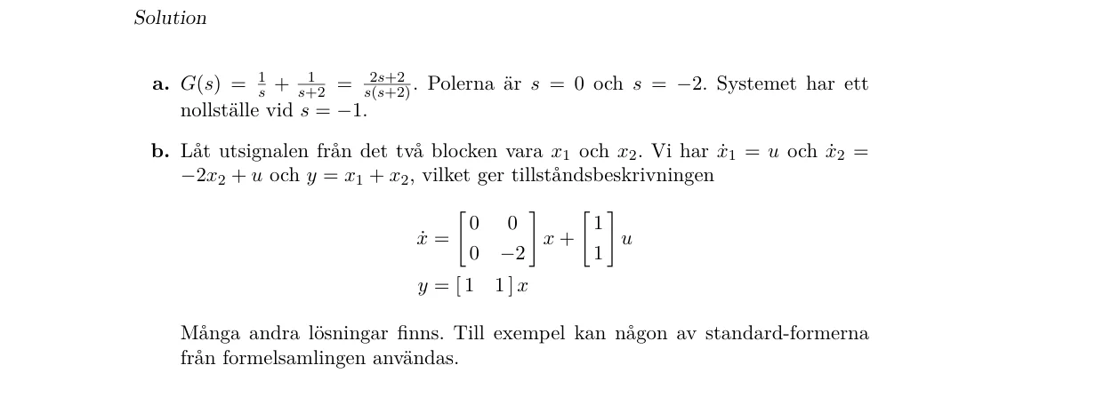 Lösning till uppgift 1