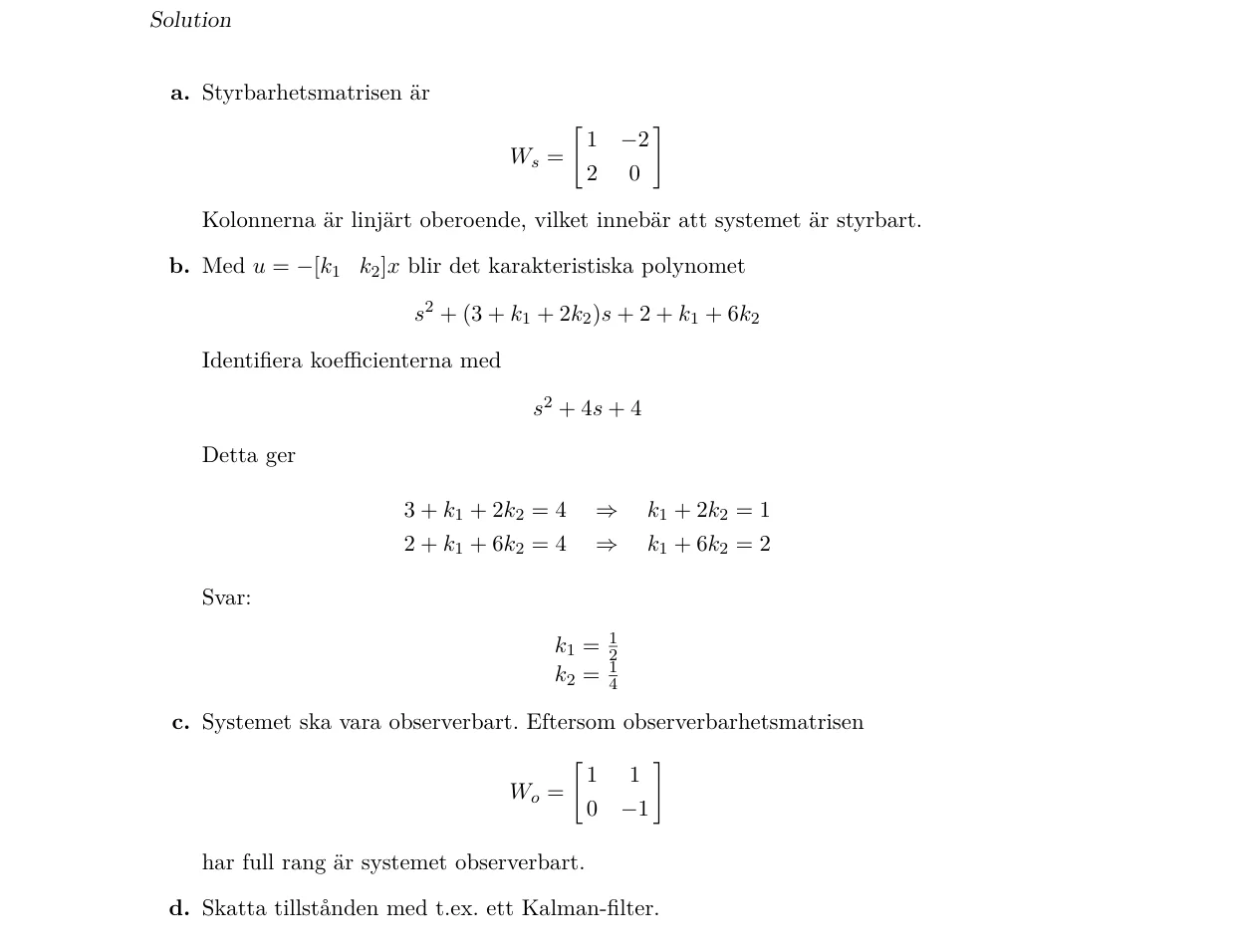 Lösning till uppgift 3